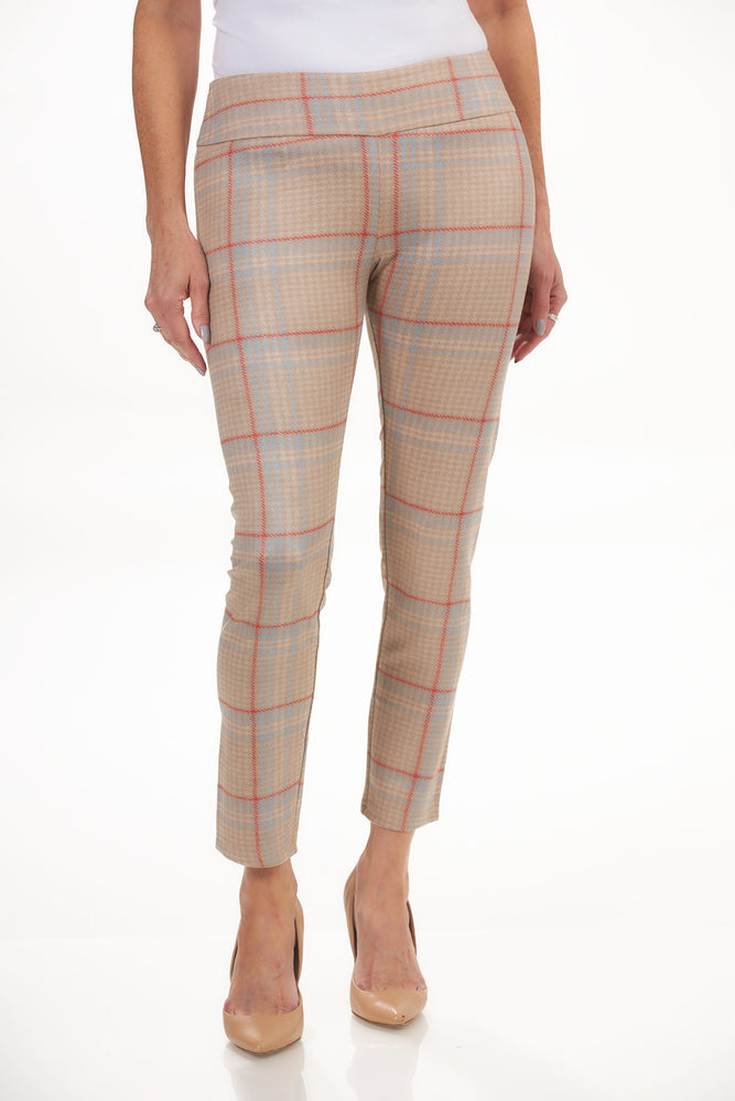 image of annelise plaid legging front view