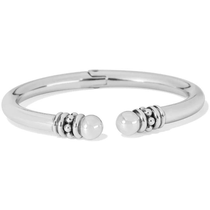 Front image of Brighton pretty tough stud open hinged bangle. 