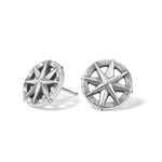 Anchor And Soul Compass Mini Post Earrings