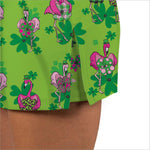 St. Paddy's Flamingo Green Skort - Fashion Skort