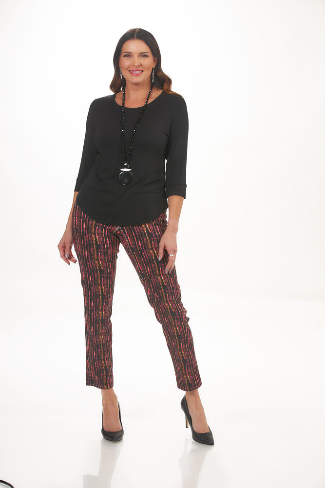 image of the you pant pink shadow full length view